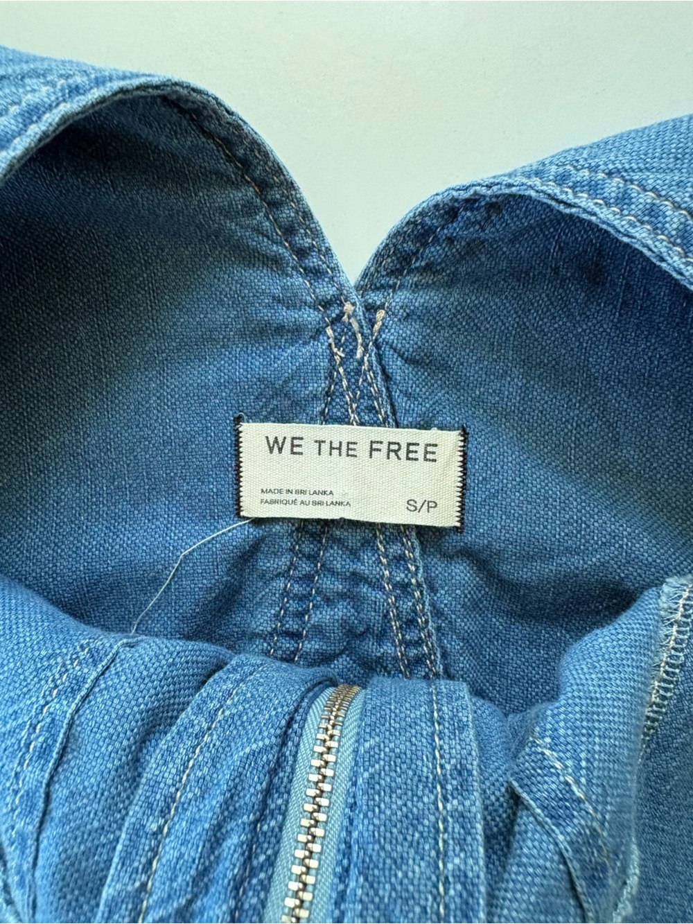 Free People We The Free Jude Shortall in Mid Indigo Small - Picture 5 of 10